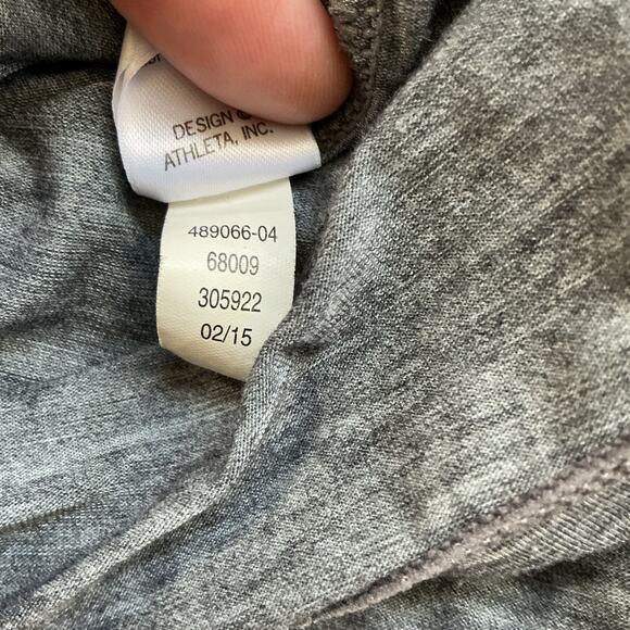 Athleta XXS Gray Double Layer Racerback Workout Tank Active Gym - Picture 6 of 6